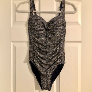 Modest one piece swimsuit